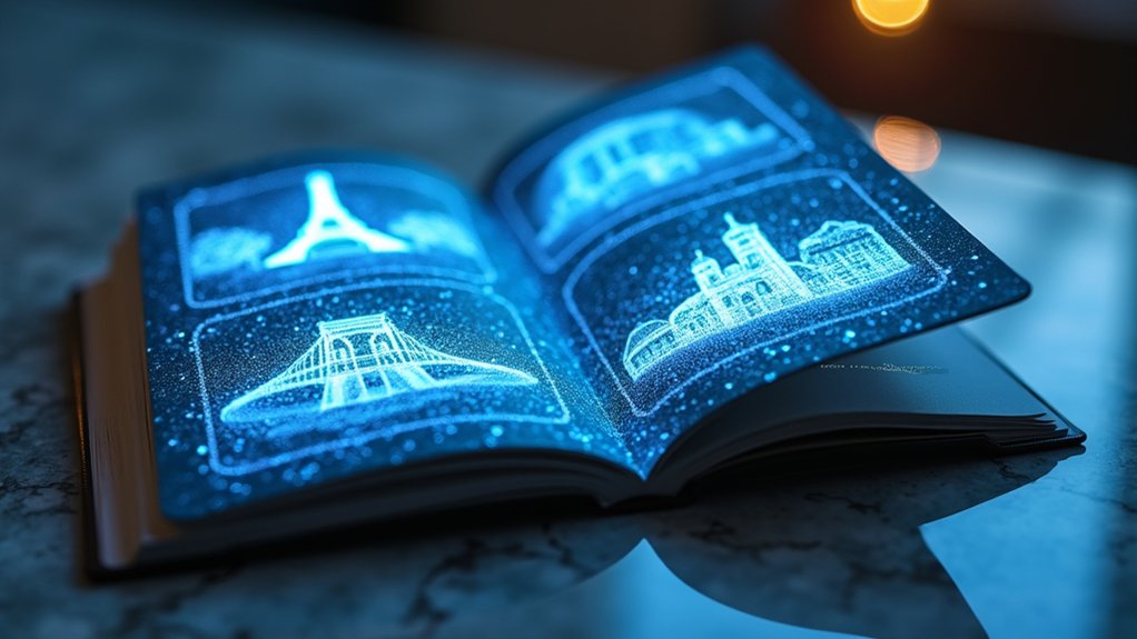 blockchain travel memory stamps